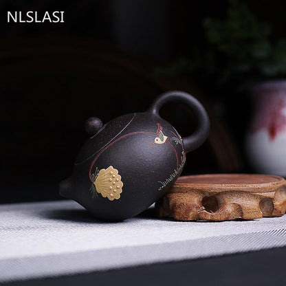 190ml Xishi Zisha teapot authentic mineral teapot handmade tea ceremony personalized gift