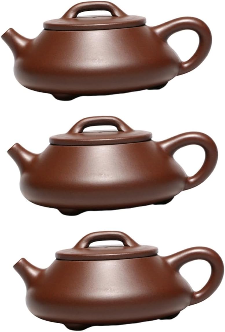 MAGICLULU 2 Pcs Purple Clay Teapot Stovetop Whistling Kettle Whistling Teapot Zisha Teapot Porcelain Teapot Small