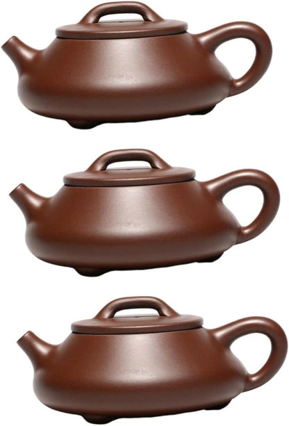 MAGICLULU 2 Pcs Purple Clay Teapot Stovetop Whistling Kettle Whistling Teapot Zisha Teapot Porcelain Teapot Small