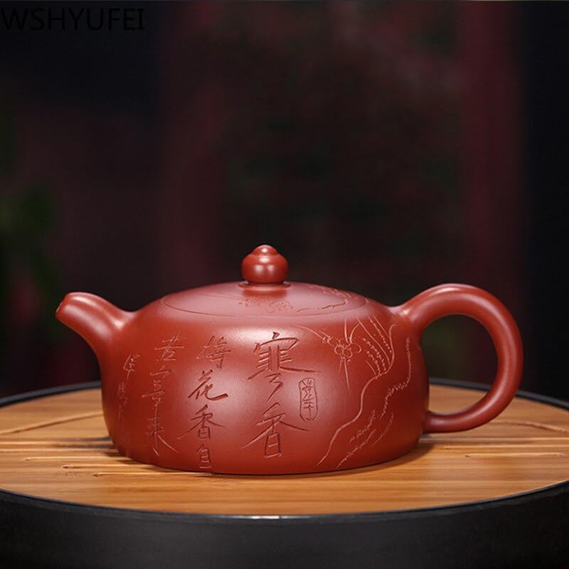 Zisha Teapot Famous Dahongpao Tea Set Filter Pot Handmade Zisha Tea Infuser 170ml