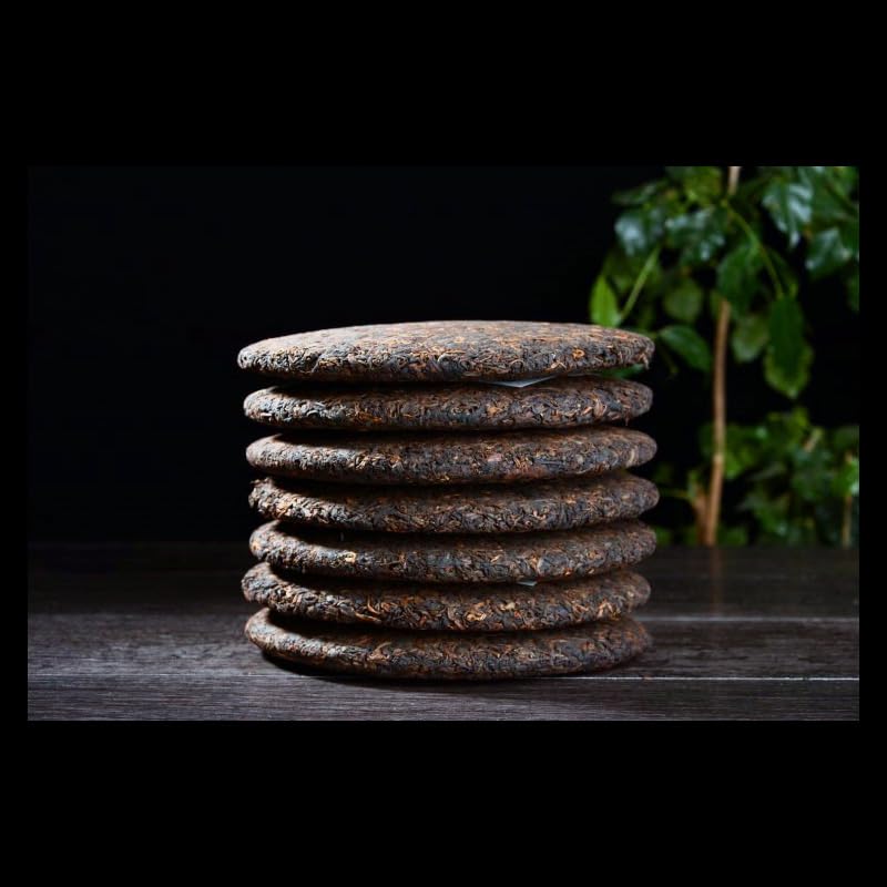 TEARELAE - Ancient Tree Ripe Pu'er Tea Cake, 12.59oz/357g - Ancient Tree Black Tea Cake - Pu-erh Ripe Tea Black Tea Loose Leaf