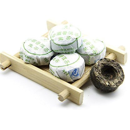 40pcs Uncooked Original Flavor Puerh Tea - Raw(Sheng) Mini Tea Tuo Cha -Yunnan Pu-erh Tea - Pu erh Tea - Puer Tea Loose Leaf-Compressed Pu'erh Tea-