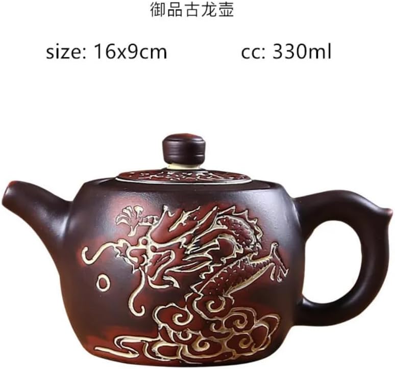 330ml Purple Clay Teapot Home Filter Tea Infuser Zisha Kettle Tea Set