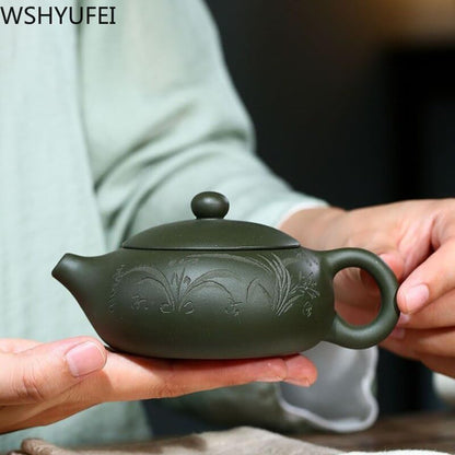 Zisha Xishi Teapot Handmade Teapot Boutique Teapot Genuine Personalized Gift 170ml