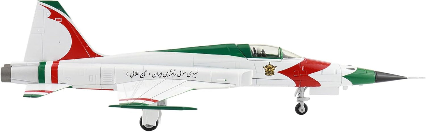 Hobby Master | 1:72 Scale Diecast Military Aircraft Replica | F-5E IIAF Golden Crown IIAF, 1970s (with Decals for No1. to No.8 Planes) | Model HA3397b