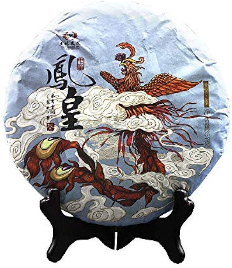 FullChea - 2018 Tulin Raw Puerh - Menghai Pu Erh Tea Loose Leaf - Sheng Puerh From Yunnan - Natural Tea - 12.59oz / 357g