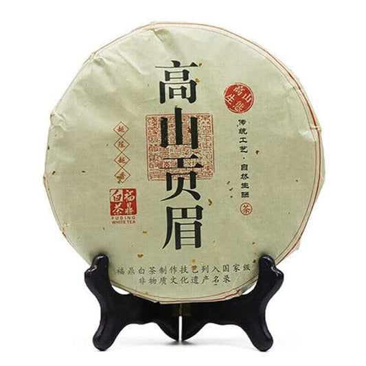 High Mountain Gong Mei Shou Mei White Tea Cake Chinese Fuding White Tea 350g