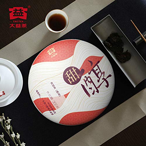 2018 Yr Tian Chun Ripe PUER Tea Dayi Pu-erh Cake Organic Black Tea 300g Shu Pu-er Cha