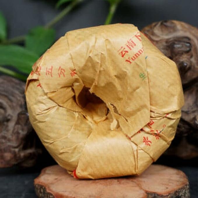 Puer Ecology Xiaguan Raw Pu'er Tea Yunnan Shangpin Jinsi Gold Ribbon Tuo Cha100g