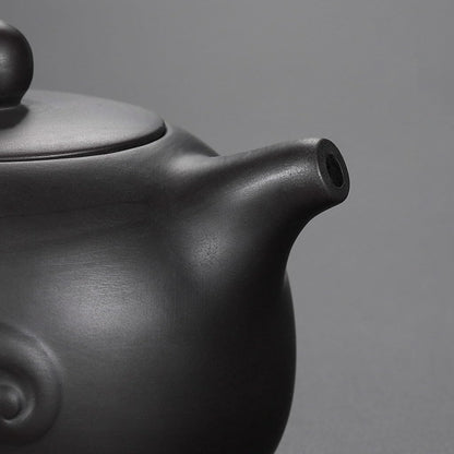 Teapot Zisha Pot Original Mine Old Purple Mud Office Household Teapot Zhuni Xishi Pot Tea Set Teapot Set (A)