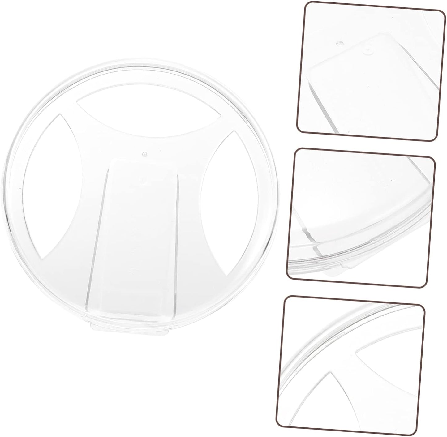 Alipis 1 Set Tea Display Stand Easels for Display Pu Cake Brick Display Shelves Pu Tea Wooden Plates Display Rack Bin Organizer Clear Display Stand Display Supply Loose Leaf Plastic Puppy