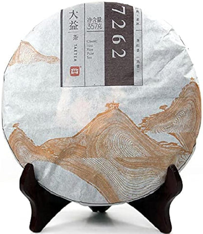 Classic 7262 Ripe Pu'er Tea 2014 Menghai Dayi Ripe 357g Puer Tea Puerh Cooked Pu-er Shou Cha