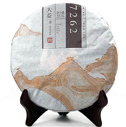 Classic 7262 Ripe Pu'er Tea 2014 Menghai Dayi Ripe 357g Puer Tea Puerh Cooked Pu-er Shou Cha
