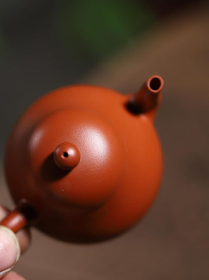 Mini Teapot 90ml （3.0 Oz）Genuine Yixing Zhu Mud Tea Pot Handmade Da Hong Pao Zisha Small Teapot