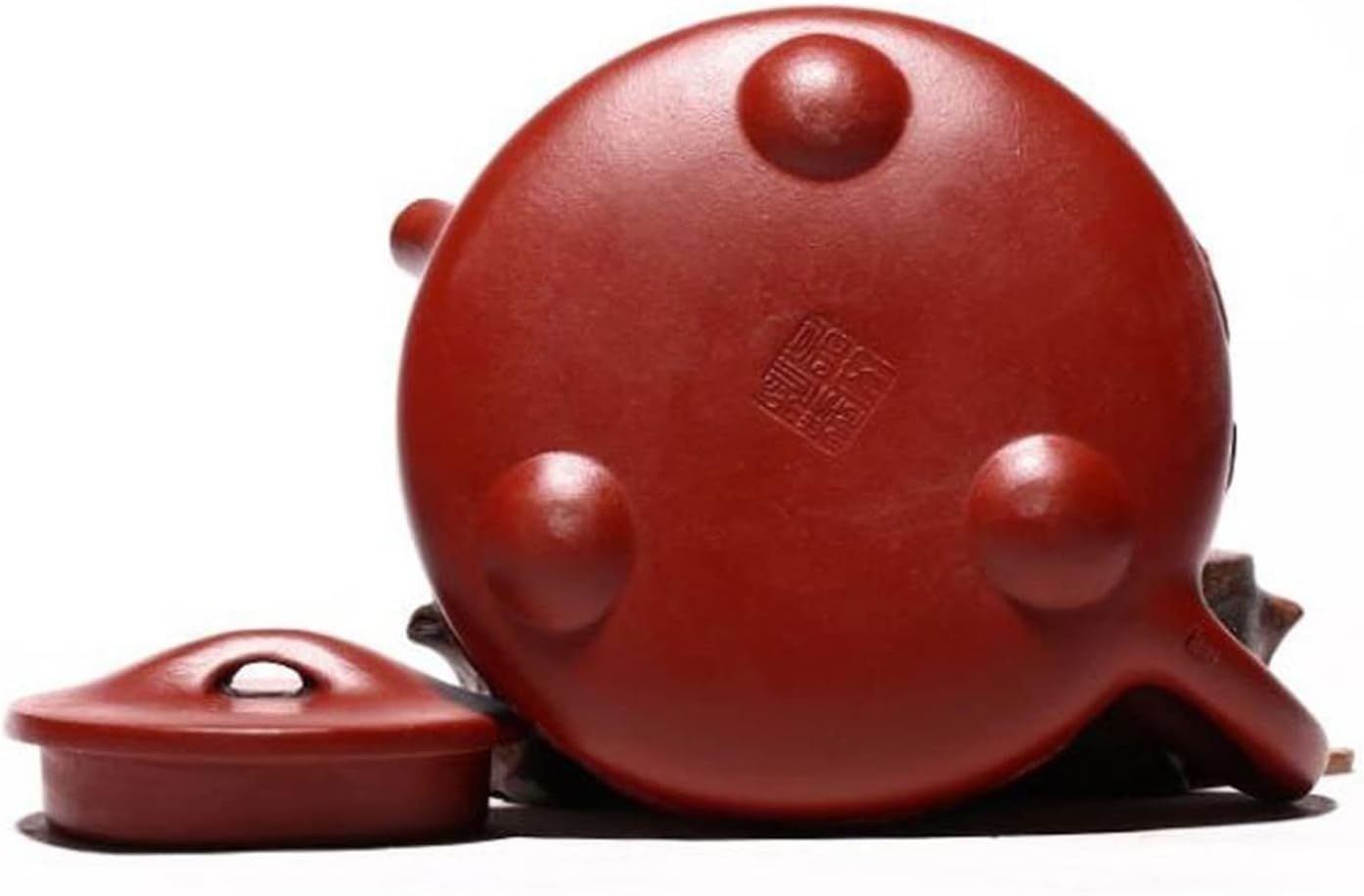 Tea Kettle Stovetop Zisha Teapot Hand Carved Double Dragon Pattern Zisha Pot Tea Set Home Office Tea Room Tea Lovers Kettle (Purple)