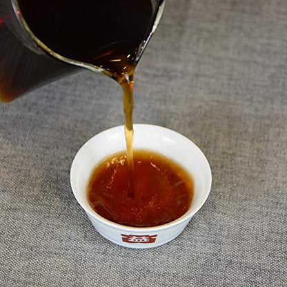 ONWILLTEA -Bao Yan Pai PU-ERH BRICK TEA Xiaguan Ripe Puer Tea 250g Ripe Pu'er Brick Shou Pu-er
