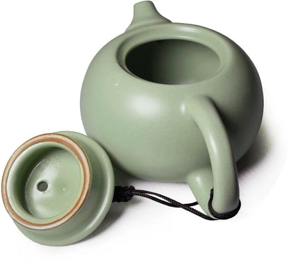 Yxhupot Teapot 220ml Ru Kiln China Xishi Pot Gongfu Loose Tea Blue Agate Glaze Ice Piece Effect