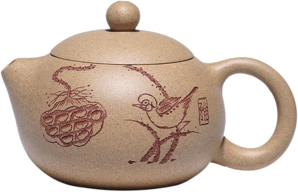 Zisha teapot Zisha Xishi pot famous handmade beauty raw ore purple mud custom Chinese tea set 120ml