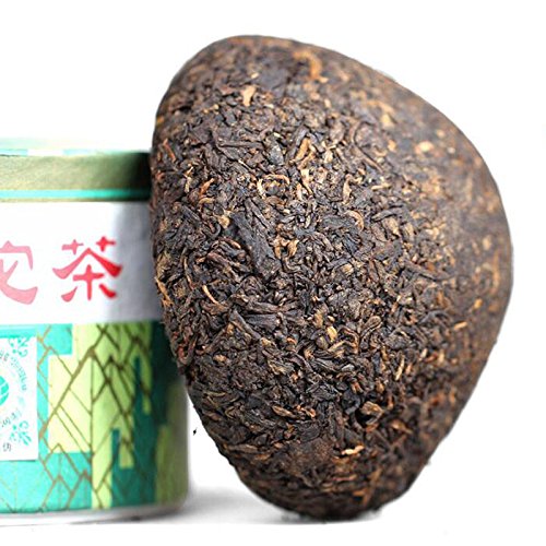 2007yr Xia Guan Song He Yan Nian Ripe Puerh Tea - Bird Nest Shaped Cook Puer Tea -Shu Tuo Pu erh Tea With Box - 100g/3.6oz