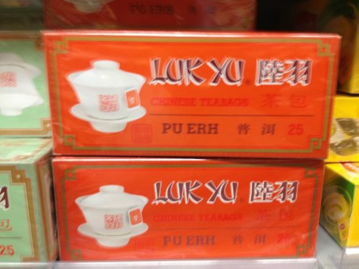 Luk Yu Chinese Teabags PU ERH 25pcs tea bags x 2 boxes