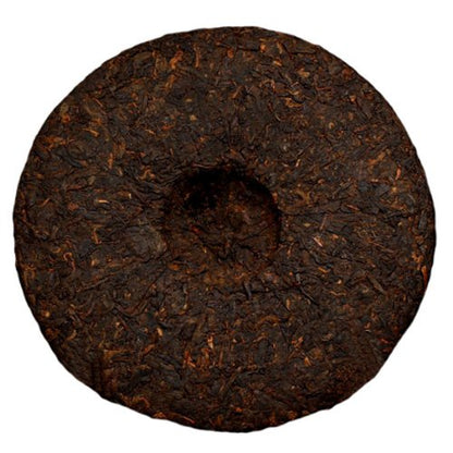 Xin Yi Hao High Mountain Arbor Pu’er Tea Ripe Pu Erh Tea Chi Tse Beeng Pu’erh Tea 357g