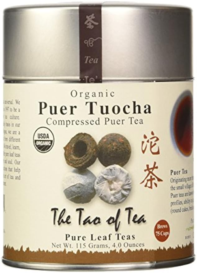 The Tao of Tea, Puer Tuocha, 4 Ounce Tin
