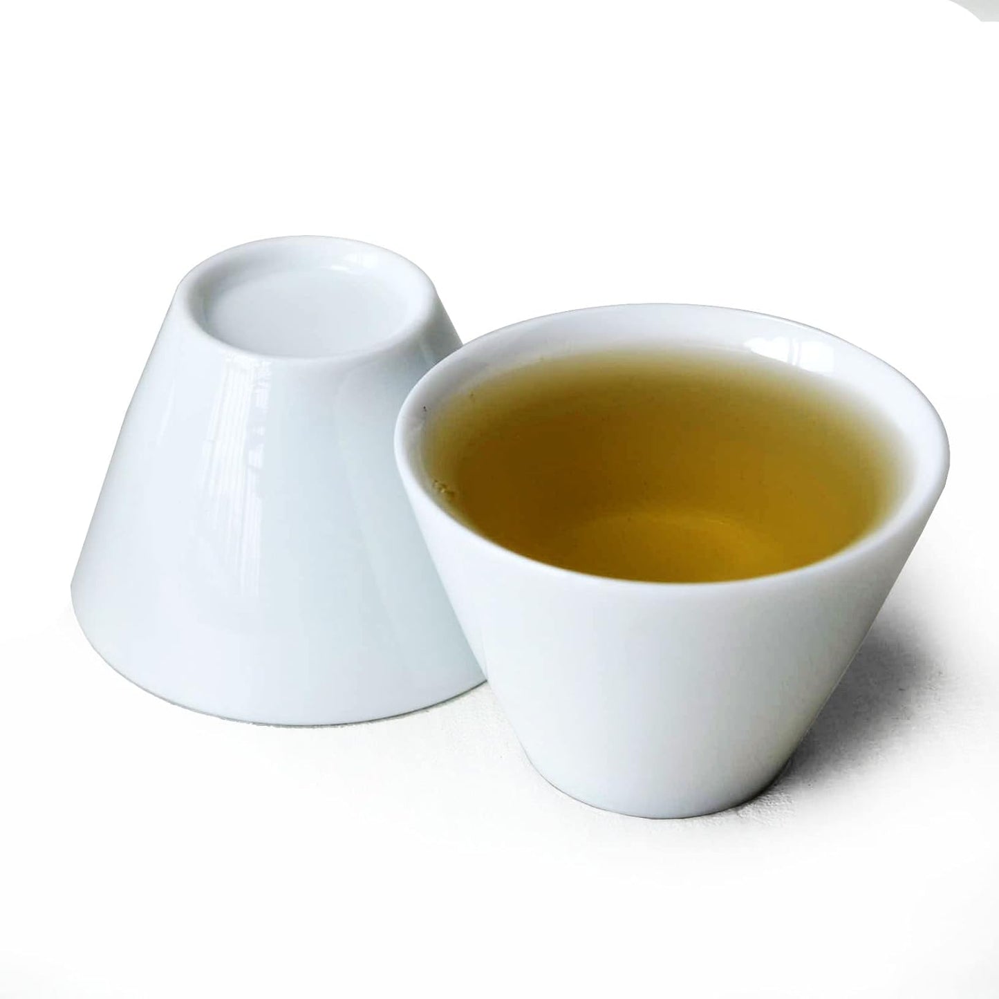 Gaiwan Teacup Chinese Gongfu Tea Set High White Porcelain Ceramic Gift Box (douli cup)