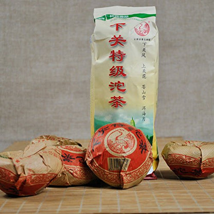 2007 Xiaguan Te Ji Tuo Cha Premium Grade Puer Tea Green Puerh Tea Shen Tuo Pu-er Raw Tea