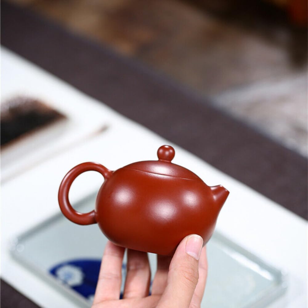 Chinese Real Yixing Zisha Tea Pot Dahongpao Clay Ball Shaped Infuser Holes Xishi