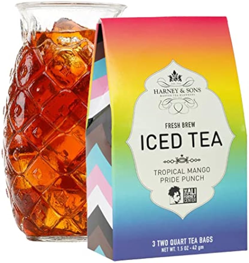 Harney & Sons Pride Punch Tropical Mango, 3ct box, makes 6 quarts Fresh-Brew Iced Tea