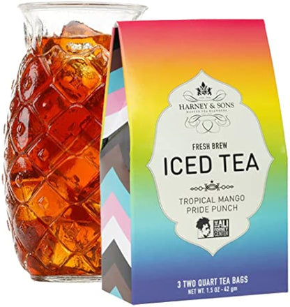 Harney & Sons Pride Punch Tropical Mango, 3ct box, makes 6 quarts Fresh-Brew Iced Tea