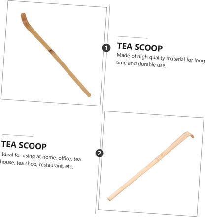 Angoily 2 Pcs Tea Dial Japanese Chashaku Hooked Tea Needle Ice Pick Matcha Tea Scoop Puerh Tea Tool Ice Brick Tea Cake Japanese Tools Durable Tea Tool Tea Cone Bamboo Tea Tools
