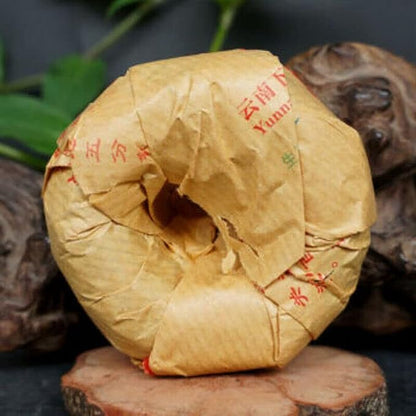 Yunnan Shangpin Jinsi Gold Ribbon Tuo Cha Xiaguan Raw Pu'er Tea 100g