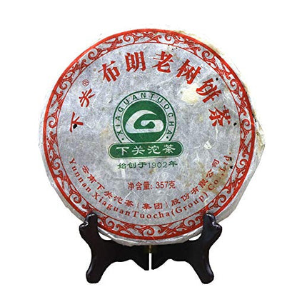 FullChea - 2011 Xiaguan Bulang Raw Pu-erh - Pu Erh Tea Loose Leaf - Sheng Puerh - Health Yunnan Tea - 12.59oz / 357g