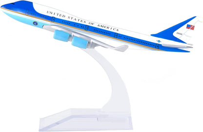 24-Hours The New American B777 Alloy Metal Model Aircraft Birthday Gift Plane Models chiristmas Gift 1:400