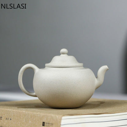 190ml Traditional Yixing Zisha Teapot Original White Clay Lotus Teapot Chinese Tea Ceremony Boutique Tea Set