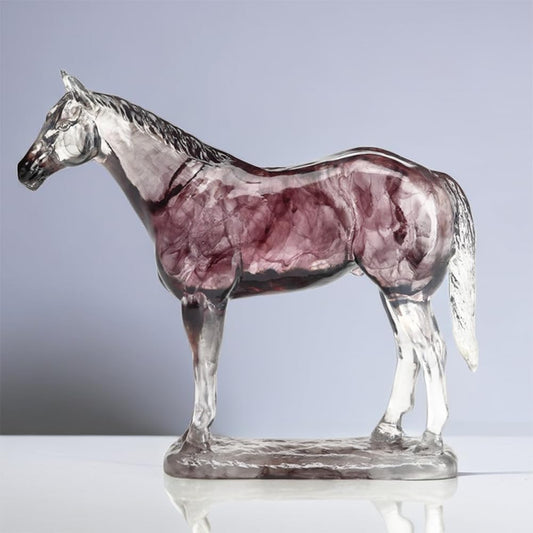 Art Standing Horse Statue Figurines Sculpture Home Office Decoration Tabletop Decor Ornaments Gifts for Horse Lovers