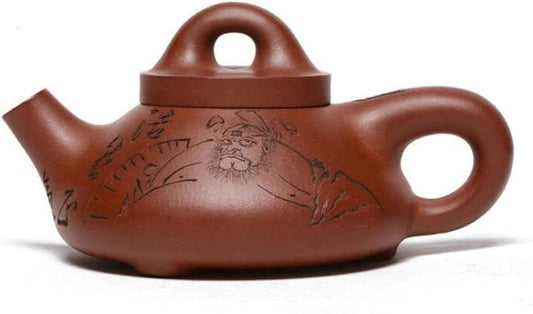 Sweden 220ml Purple Clay Teapots Famous Handmade Stone Scoop Tea Pot Kettle Zisha Tea Set Collection