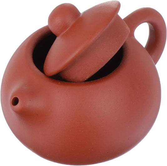 Alipis Ceramic Tea Pot Zisha Teapot Mini Chinese Clay Tea Pot Ceramic Teapot Infuse Brew Kung Fu Tea Maker Retro Water Jar for Loose Tea Vintage Teapot