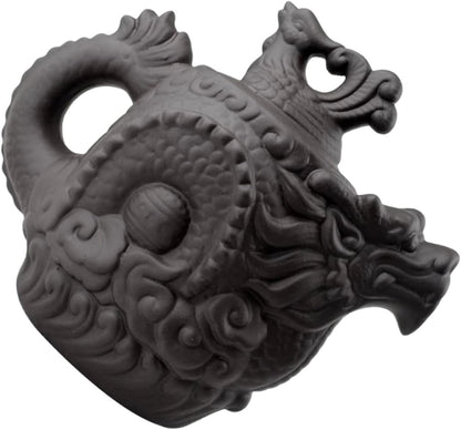 PRETYZOOM Dragon Phoenix Purple Clay Teapot Brass Teapot Tea Kettle Ceramic Zisha Teapot Purple Clay Tea Pot Frog Teapot Tea Pots for Loose Tea Exquisite Tea Pot Ceramics Office Japan