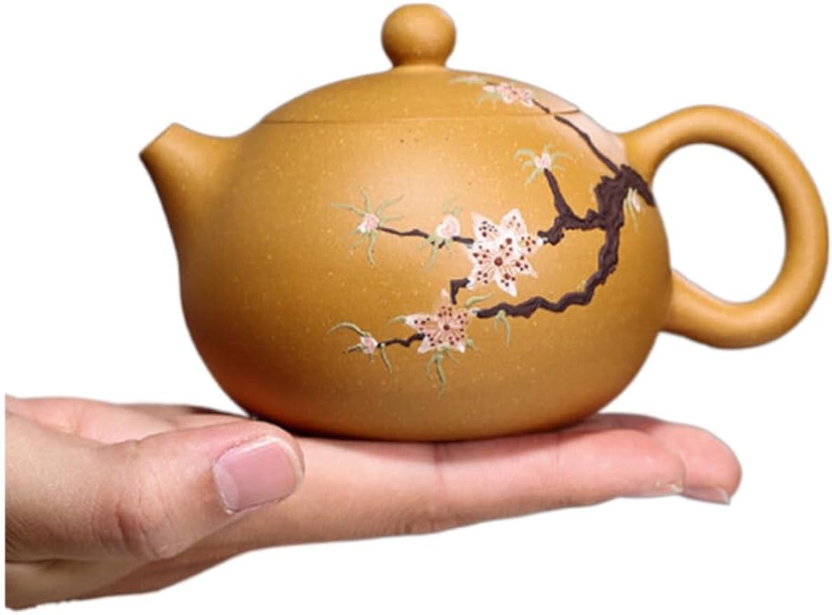 Chinese Yixing Boutique Zisha Teapot Xishi Teapot Handmade Tea Ceremony Supplies 210ml