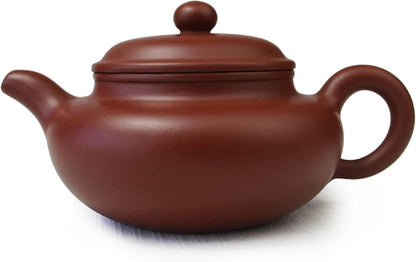 Teapot 8.6oz Chinese Yixing Genuine Clay Classics FangGu Pot Infusers Tea (Red Dahongpao)