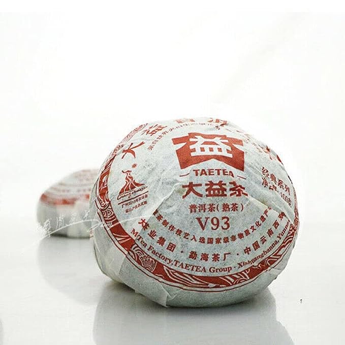Tuo Cha Puer Ripe Tuocha * Pu Erh V93 Tea Menghai Dayi Ripe Pu-erh Tea (100g*5 pcs)