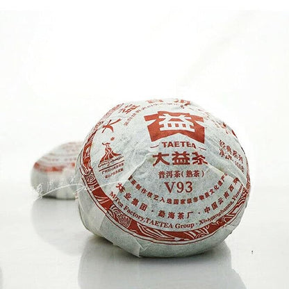 Tuo Cha Puer Ripe Tuocha * Pu Erh V93 Tea Menghai Dayi Ripe Pu-erh Tea (100g*5 pcs)