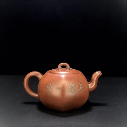 TAOBAO Chinese Yixing Teapot Handmade Zisha Blend Hexagonal Teapot 450ml