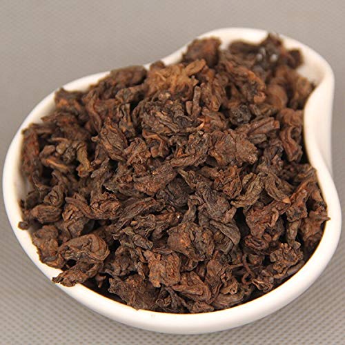 FullChea - 2018 Mini Chatou - Ripe Pu-erh Aged Black Tea - Pu Erh Tea Loose Leaf - Pu Erh From Yunnan - Health Tea (14.11oz / 400g)