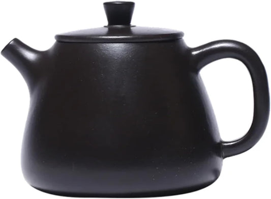 190ml Chinese Purple Clay Teapots Handmade High Stone Scoop Tea Pot Raw Ore Black Mud Kettle Zisha Tea Set Gifts