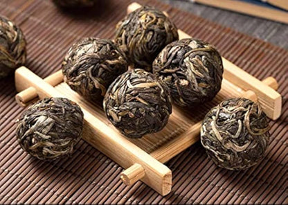 Green Dragon Pearl Raw Pu-erh Tea