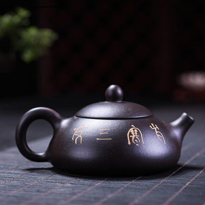 160ml Zisha Stone Handmade Teapot Chinese Famous Tea Set Personalized Teapot Tea Ceremony