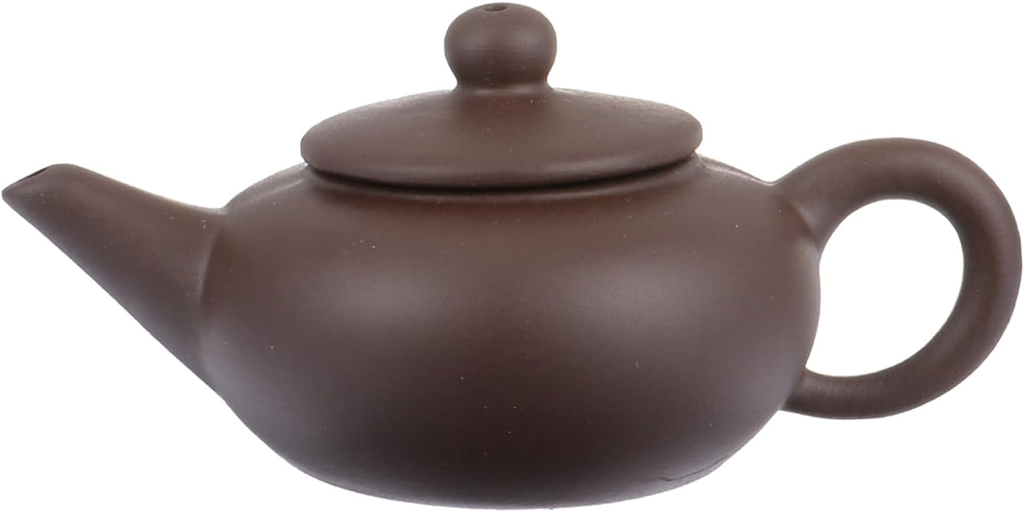 Ciieeo 1pc Teapot Lemonade Pitcher Zisha Clay Pot Porcelain Tea Pot Beverage Pitcher Porcelain Tea Kettle Gongfu Tea Kettle Teaware Mini Tea Pot Kung Fu Tea Ceramics Office Can Be Raised